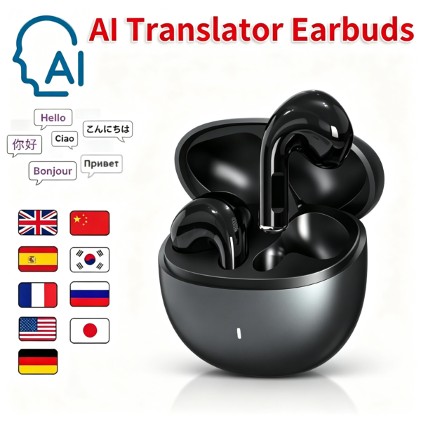 G17 Pro Multi Languages Translator TWS Sport Earbuds Bluetooth 5.3 Wireless Earphones