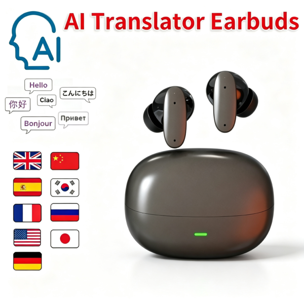 G11 AI Intelligent Translation ANC ENC Dual‑Microphone TWS Wireless Earbuds With Long Battery Life
