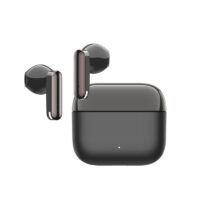 Air4 TWS earbuds black bluetooth earphones front view