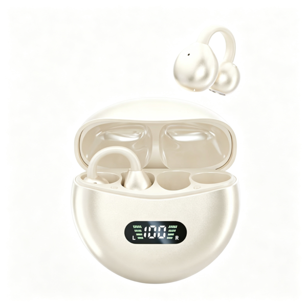 Second image of M79 Clip On Open Ear Wireless Earbuds AI Real Time Language Translation Sports Earphones LED Digital Display IPX5 Waterproof TWS Headphones