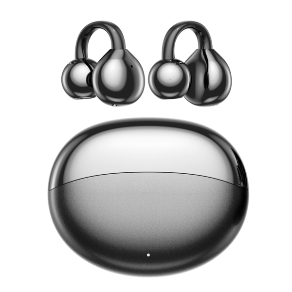 Second image of M110 AI Translation Clip On Open Ear Wireless Earbuds, Open Ear Clip Wireless Earphone CE FCC Certified Sport Earclip Headset for Sport Travel Business